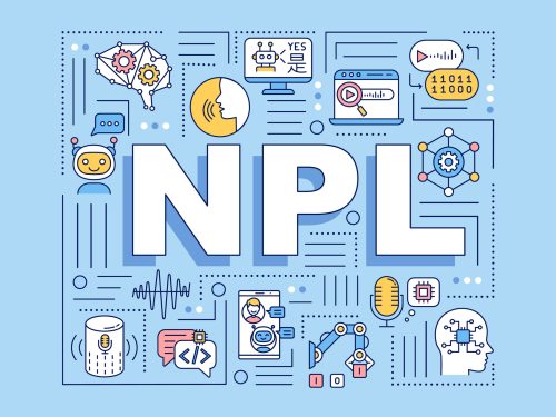Npl,Word,Concepts,Banner.,Natural,Language,Processing.,Innovative,Robot,Technology.